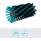 GARDENA AquaBrush Brosse à rouleau moyenne, pour les batteries de nettoyage multi-usages sans fil, Brosses de lavage Gris/Turquoise, 14849-20