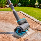 GARDENA AquaBrush Brosse à rouleau moyenne, pour les batteries de nettoyage multi-usages sans fil, Brosses de lavage Gris/Turquoise, 14849-20