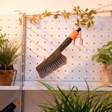 GARDENA Kit de nettoyage Cleansystem avec brosse S soft, savonnettes et connecteurs, Brosses de lavage Gris/Orange, 18862-20