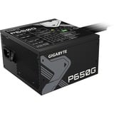 GIGABYTE GP-P650G unité d'alimentation d'énergie 650 W 20+4 pin ATX ATX Noir alimentation  650 W, 100 - 240 V, 12 - 6 A, 12 A, 6 A, Actif