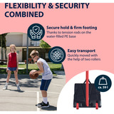 HUDORA Start Basketballständer 260, Appareil de fitness Rouge/Noir