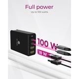 ICY BOX IB-PS1040-PD Universel Noir Secteur Charge rapide Intérieure, Chargeur Noir, Intérieure, Secteur, 20 V, Noir