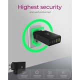 ICY BOX IB-PS1040-PD Universel Noir Secteur Charge rapide Intérieure, Chargeur Noir, Intérieure, Secteur, 20 V, Noir