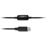 Kensington Micro-Casque Classic USB-A avec réglage du micro et du volume  on-ear Noir, Avec fil, Bureau/Centre d'appels, Casque, Noir
