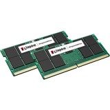 Kingston 32 Go DDR5-5600 Kit, Mémoire vive Vert, KVR56S46BS8K2-32, ValueRAM