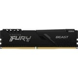 Kingston FURY 16 Go DDR4-3200 (1x 16 Go) mémoire vive Noir, KF432C16BB1/16, XMP 2.0