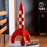 LEGO Ideas La fusée lunaire de Tintin, Jouets de construction Jeu de construction, 18 an(s), Plastique, 1283 pièce(s), 1,49 kg