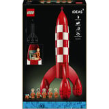 LEGO Ideas La fusée lunaire de Tintin, Jouets de construction Jeu de construction, 18 an(s), Plastique, 1283 pièce(s), 1,49 kg