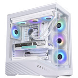 Lian Li  boîtier midi tower Blanc | 2x USB-A | 1x USB-C | RGB | Window