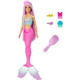 Mattel Barbie - Poupée sirène avec 18 cm de cheveux fantaisie 