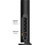 Netgear Nighthawk RAX9 AX1800 Routeur WiFi 6 Double Bande Wi-Fi 6 (802.11ax), Bi-bande (2,4 GHz / 5 GHz), Ethernet/LAN, Noir, Routeur