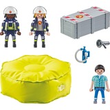 PLAYMOBIL City Action - Pompiers avec coussins d'air, Jouets de construction 71465