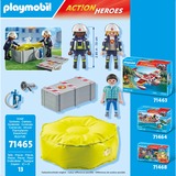 PLAYMOBIL City Action - Pompiers avec coussins d'air, Jouets de construction 71465