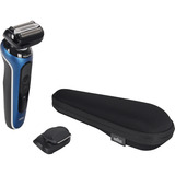 Procter & Gamble Series 6 62-B1200s, Rasoir Bleu/Noir, Rasoir à grille, Bleu, Acier inoxydable, Boutons, Batterie, Batterie intégré