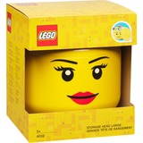 Room Copenhagen R.C. LEGO STorage Head Girl large, Boîte de rangement Jaune