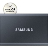 SAMSUNG Portable T7, 2 To SSD externe Gris, MU-PC2T0T/WW, USB-A 3.2 (10 Gbit/s)