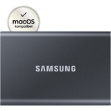 SAMSUNG Portable T7, 2 To, SSD Gris, MU-PC2T0T/WW, USB-A 3.2 (10 Gbit/s)