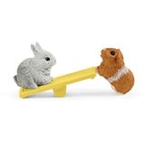 Schleich FARM WORLD Maison pour lapins et cochons d'Inde, Figurine 3 an(s), Multicolore