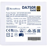 SilverStone SST-DA750R-GMA-WWW alimentation modulaire 750 watt Blanc, 4x PCIe