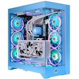 Thermaltake CTE E600 MX boîtier midi tower Bleu clair | 2x USB-A | 1x USB-C | Window