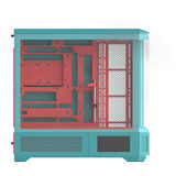 Thermaltake View 600 TG Mint Strawberry boîtier big tower Menthe/Baies | 2x USB-A | 1x USB-C | Verre Trempé