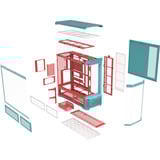 Thermaltake View 600 TG Mint Strawberry boîtier big tower Menthe/Baies | 2x USB-A | 1x USB-C | Verre Trempé