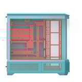 Thermaltake View 600 TG Mint Strawberry boîtier big tower Menthe/Baies | 2x USB-A | 1x USB-C | Verre Trempé