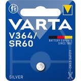 Varta -V364 Piles domestiques, Batterie Batterie à usage unique, SR60, Argent-Oxide (S), 1,55 V, 1 pièce(s), 20 mAh