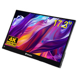 Verbatim 32239 écran plat de PC 43,9 cm (17.3") 3840 x 2160 pixels 4K Ultra HD LCD Écran tactile Noir Moniteur Noir, 1x HDMI, 2x USB-C, 1x USB-A, 43,9 cm (17.3"), 3840 x 2160 pixels, 4K Ultra HD, LCD, 6 ms, Noir