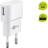 goobay Chargeur domestique USB à 1 port 5W/1.0A Blanc