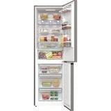 gorenje NRK619CA2XL4 Pose libre 300 L C Gris, Combination Réfrigérateur / congélateur Acier inoxydable, 300 L, No Frost (réfrigérateur), N-T, 11 kg/24h, C, Gris