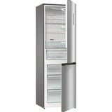 gorenje NRK619CA2XL4 Pose libre 300 L C Gris, Combination Réfrigérateur / congélateur Acier inoxydable, 300 L, No Frost (réfrigérateur), N-T, 11 kg/24h, C, Gris