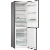 gorenje NRK619CA2XL4 Pose libre 300 L C Gris, Combination Réfrigérateur / congélateur Acier inoxydable, 300 L, No Frost (réfrigérateur), N-T, 11 kg/24h, C, Gris