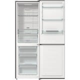 gorenje NRK619CA2XL4 Pose libre 300 L C Gris, Combination Réfrigérateur / congélateur Acier inoxydable, 300 L, No Frost (réfrigérateur), N-T, 11 kg/24h, C, Gris