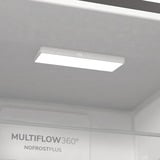 gorenje NRK619CA2XL4 Pose libre 300 L Gris, Combination Réfrigérateur / congélateur Acier inoxydable, 300 L, No Frost (réfrigérateur), N-T, 11 kg/24h, C, Gris