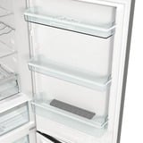 gorenje NRK619CA2XL4 Pose libre 300 L Gris, Combination Réfrigérateur / congélateur Acier inoxydable, 300 L, No Frost (réfrigérateur), N-T, 11 kg/24h, C, Gris