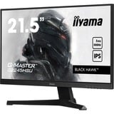 iiyama G-MASTER G2245HSU-B2 écran plat de PC 54,6 cm (21.5") 1920 x 1080 pixels Full HD LED Noir Moniteur gaming Noir (Mat), 1x DisplayPort, 1x HDMI, 2x USB-A, 54,6 cm (21.5"), 1920 x 1080 pixels, Full HD, LED, 1 ms, Noir