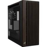 ASUS PROART PA602 WALNUT WOOD TG PWM MODERN BLACK boîtier big tower Marron/bois | 4x USB-A | 1x USB-C | Verre trempé