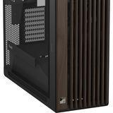 ASUS PROART PA602 WALNUT WOOD TG PWM MODERN BLACK boîtier big tower Marron/bois | 4x USB-A | 1x USB-C | Verre trempé