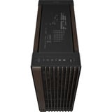 ASUS PROART PA602 WALNUT WOOD TG PWM MODERN BLACK boîtier big tower Marron/bois | 4x USB-A | 1x USB-C | Verre trempé