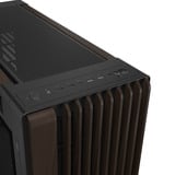 ASUS PROART PA602 WALNUT WOOD TG PWM MODERN BLACK boîtier big tower Marron/bois | 4x USB-A | 1x USB-C | Verre trempé