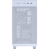 ASUS Prime AP303 - Tempered Glass Panel boîtier midi tower Blanc | 2x USB-A | 1x USB-C | Window