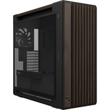 ASUS ProArt PA602 Wood Edition Retro Brown - Tempered Glass Panel boîtier big tower Marron/bois | 4x USB-A | 1x USB-C | Verre Trempé
