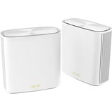 ASUS ZenWiFi XD6 Bi-bande (2,4 GHz / 5 GHz) Wi-Fi 6 (802.11ax) Blanc 3 Interne, Routeur Blanc, Blanc, Interne, Énergie, Bi-bande (2,4 GHz / 5 GHz), Wi-Fi 6 (802.11ax), 802.11a, 802.11b, 802.11g, Wi-Fi 4 (802.11n), Wi-Fi 5 (802.11ac), Wi-Fi 6 (802.11ax)