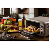 Ariete 3919/03 10 L 800 W Beige Grill, Mini four Blanc/vert clair, 10 L, Beige, Pose libre, Rotatif, 90 - 230 °C, Mécanique