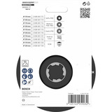 Bosch 2 608 601 724 accessoire pour meuleuse d'angle Assiette-support, Patin de ponçage Assiette-support, 12,5 cm, Bosch, Noir, 12250 tr/min, 1 pièce(s)