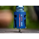 Bosch EXPERT CONSTRUCTION MATERIAL scie de forage Perceuse 6 pièce(s), Scie à trou Régler, Perceuse, Brique, Tableau à particules, Plastique, Bois tendre, Carrelage, Bleu, Or, Rouge, Acier inoxydable, Carbone tungstène (TC), 6 cm