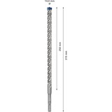 Bosch Expert Foret SDS plus-7X, Perceuse Marteau perforateur, Hammer drill bit, 1,4 cm, 315 mm, Béton, pierre, 25 cm