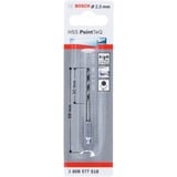 Bosch Foret hélicoïdal HSS PointTeQ Hex, Ø 2,5mm, Perceuse 