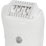 Braun Silk-épil 5 5-011 Blanc, Appareil à épiler Blanc/Argent, Blanc, MicroGrip, 0,5 mm, Batterie, Allemagne